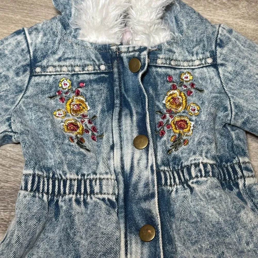 Adorable Little Lass‎ denim jacket 18 months